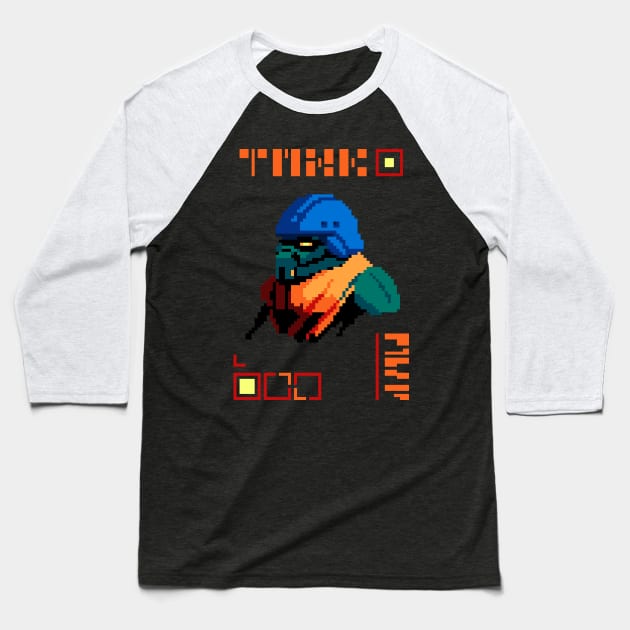 T4NK Baseball T-Shirt by visionvortex